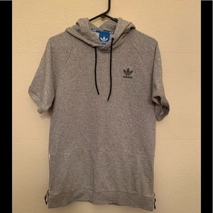 Adidas short sleeve hoodie. Sample size M